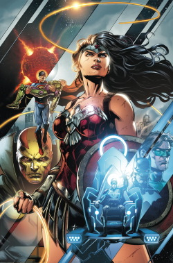 tattooedcomicguy:  Cover for Justice League