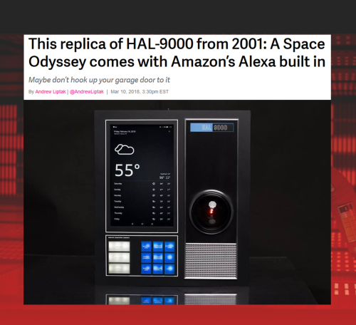 “I’m sorry Dave, I’m afraid I can’t do that”  - HAL 9000Src: The 