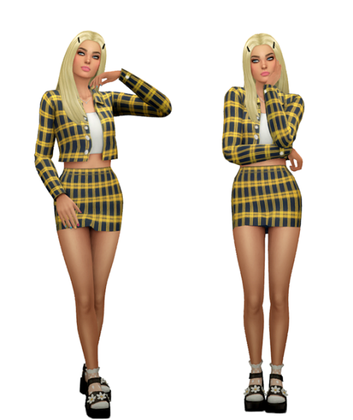 TS4 Maxis Match Lookbook #3 Skin / Face / Hair / Eyebrows / Eyes / Nosemask Clothing - TopNara Jacke