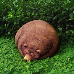 polygemsofficial:  coolthingsyoucanbuy:  Big Sleeping Grizzly Bear Bean Bag   artemispanthar  WANT