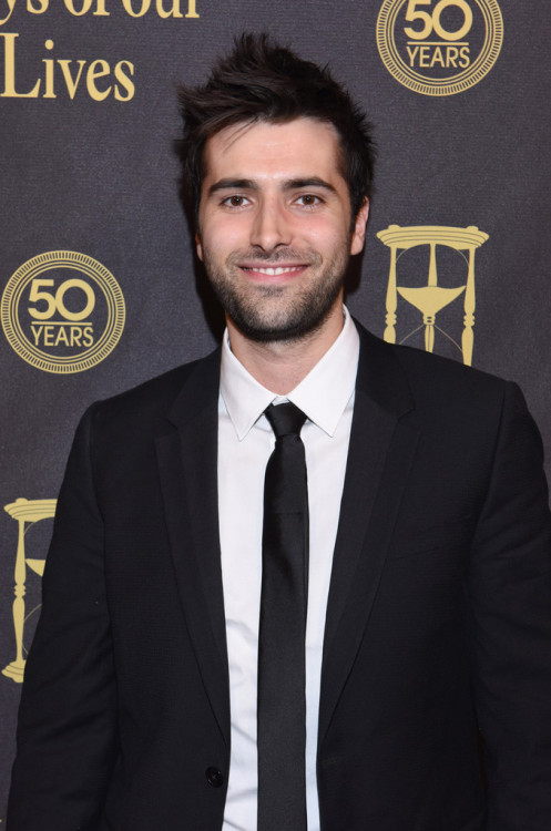 HQ: Freddie Smith and Alyssa Tabit attend the Days Of Our Lives’ 50th Anniversary Celebration 