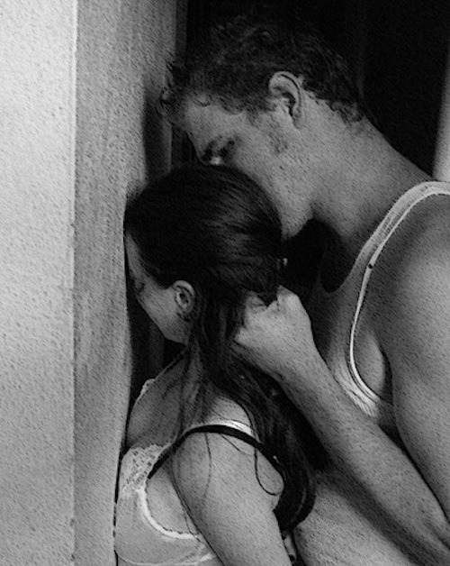 her-intelligence: Hands bound behind me, my breasts and pelvis pressed hard against