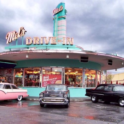 50s diner aesthetic