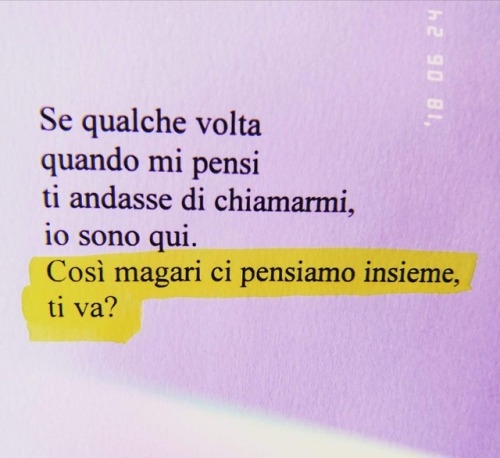 contanosoloidettagli - Così magari ci pensiamo insieme. Silvia...