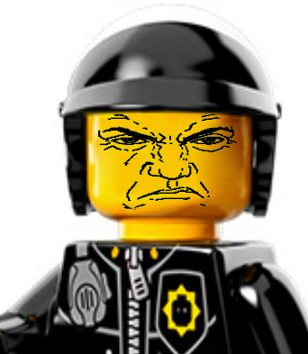 You know Bad Cop. You know Good Cop. Now know Frank Cop. Got it? Good. Now go see the Lego Movie