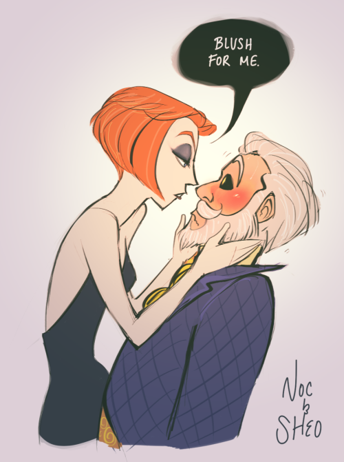 salvatriss:  “Aw, Nocturnal, you’re gonna make me blush!~”  I’m shipping Noc