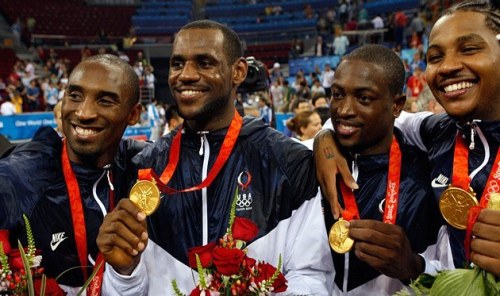 thekicksonfire: Mamba, The King, D Wade, Melo. 2008 Olympic Team. #TBT