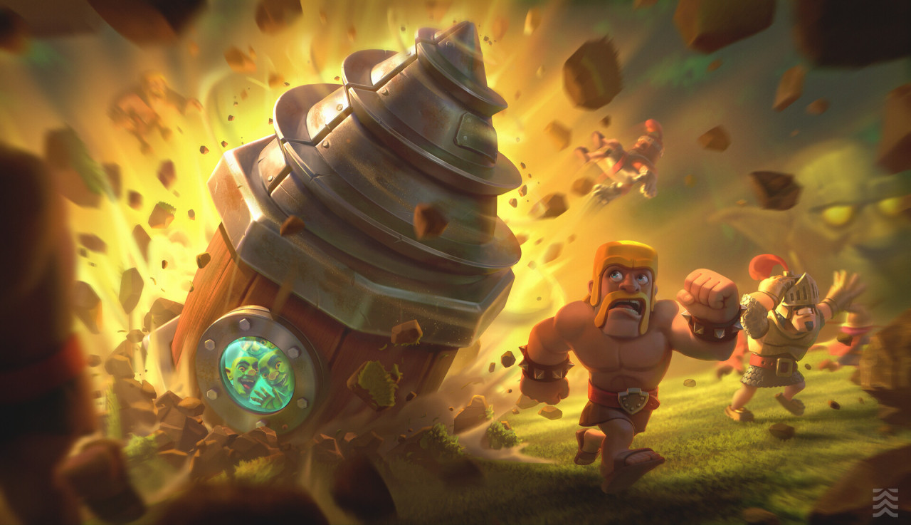 ArtStation - Clash Royale King Fan Art