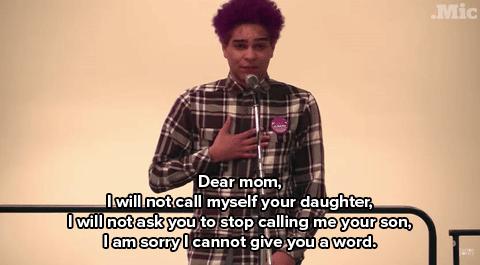 micdotcom:  Watch: This eloquent poet explains exactly why we need to recognize genderqueer pronouns  