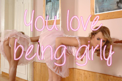 tgurlleeiah:  yes I do love being girly,