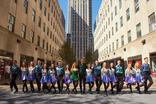 To celebrate its 25th anniversary Riverdance toured its main company around notable locations in New