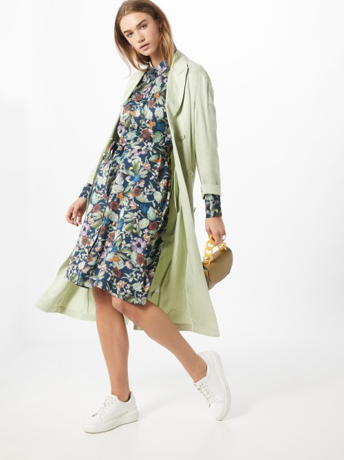 floral shirt dress