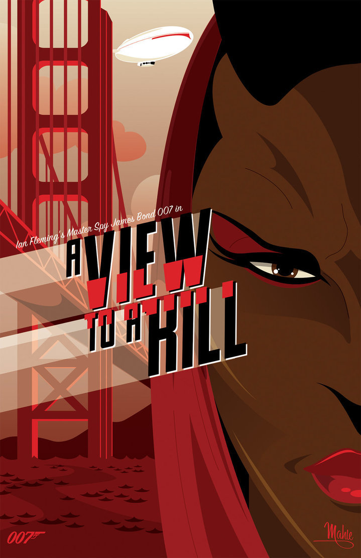 scottpatrick:  (via James Bond posters by Mike Mahle | From up North) 