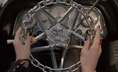 Pulling Up In The Goth Wagon