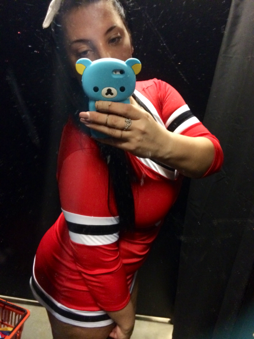 demonxsky:I tried on Halloween costumes today and hated them all