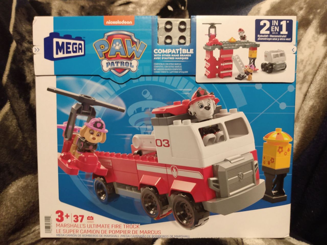 Super camion de pompier de Marcus La Pat' Patrouille Mega Bloks