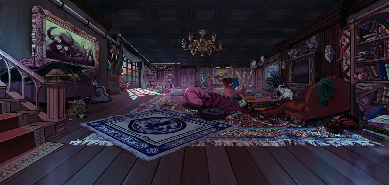 rah-bop:Hiveswap — Harley Manor’s living room