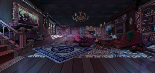 Hiveswap — Harley Manor’s living room