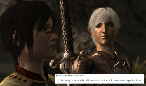 Dragon Age II + Text Posts Fenris