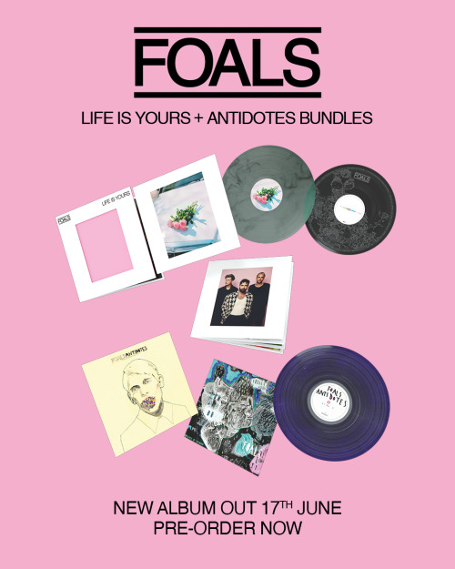 new Life Is Yours + Antidotes vinyl bundles in the Shop  