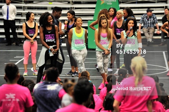 jasminev-news:  June 29th: Jasmine at the Pretty Girls Sweat event in Los Angeles