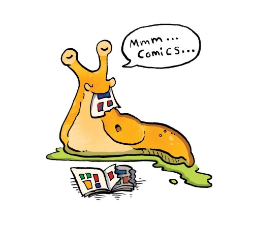 Did you know?? Slugs love comics