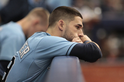 wrcowboy: Kevin Kiermaier He always perks up when he spots his Owner in the crowd.