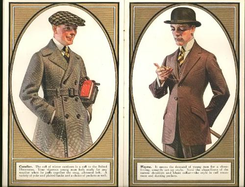 provocativeblenders: 1920’s Kuppenheimer ads (?)