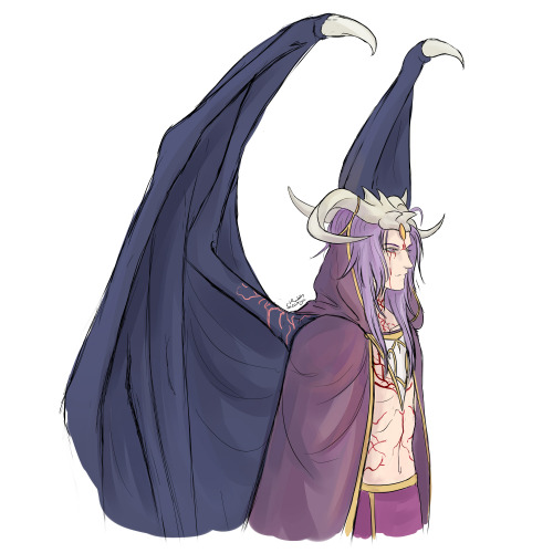 Found some old FE8 AU sketches and it got me thinking about them again, so I decided to redraw Demon