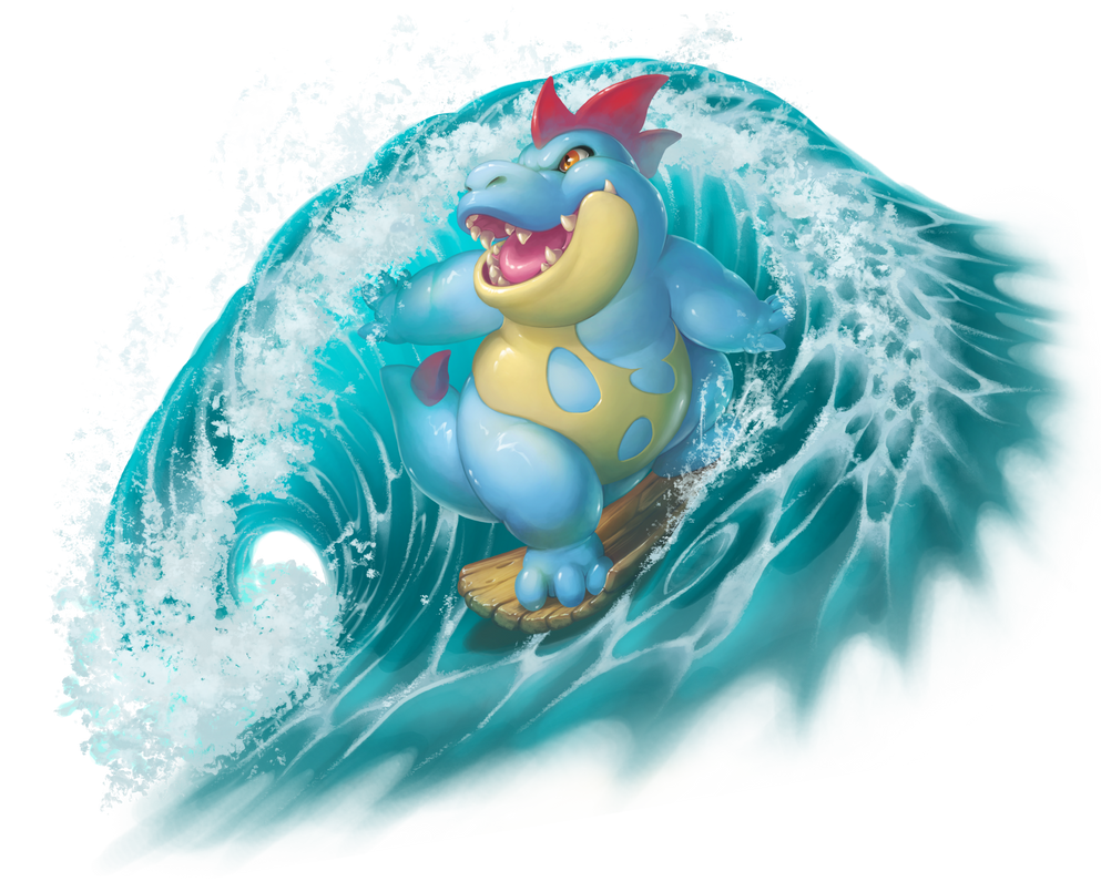 Totodile used Scary Face! : r/pokemon