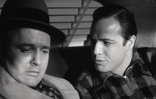Rod Steiger and Marlon Brando in “On the Waterfront” (1954)- &ldquo;Charley, it