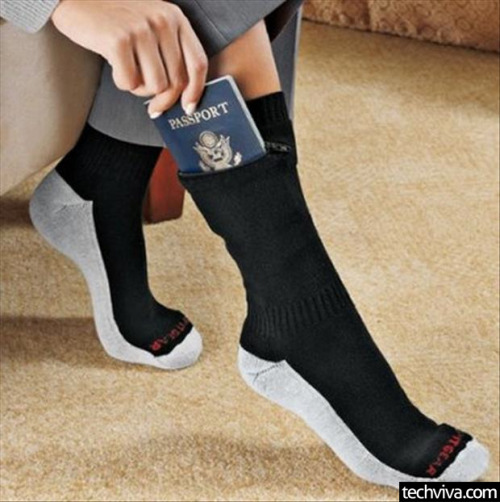 Zip It Pocket Sock
Check out more Simple Ideas That Are Simply Genius Here!