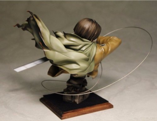 Sculptor-in-training massiuven’s incredible renditions of Levi  …TAKE ALL MY MONEYETA (May 2016): Added another variation of massiuven’s Levi that has surface treatment!ETA (February 2017): massiuven has finally painted the statue!! Wow!