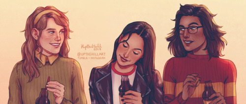 upthehillart:Just some lame 70s marauder girlsRef