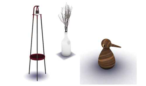 kai-hana:Opal Furniture &amp; Decor SetSIDETABLE Floorlamp (7 Swatches) BRANCH Jar (3 Swatches) 