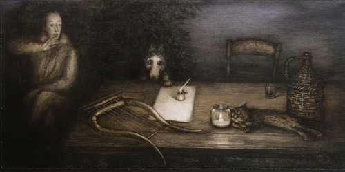 animus-inviolabilis: The Poet’s Table (Sketch for Tale of Tales)Francesca Yarbusova