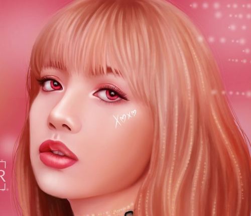 Lisa from Blackpink! I never do any paintings of girls but I saw a picture of Lisa and had to make o