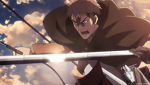 aurieackerman:SnK Season 2・Ep. 36 - [ You piece of shit! Let her go! ]