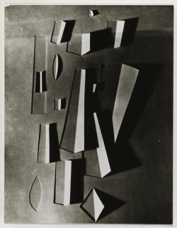 netlex: Nathan Lerner (American, 1914-1997). Light Drawing with Folded Paper, 1940-1942, printed later. Gelatin silver photograph mounted on board,  (35.6 x 27.9 cm). Brooklyn Museum 