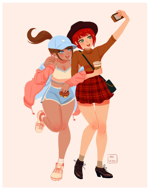 missariliciousart:Happy Birthday girls!! 