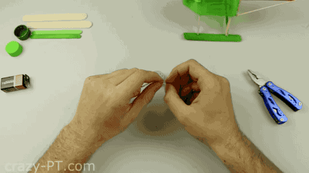 gifsboom:  Video: How to make a Helicopter - (Electric Helicopter) 