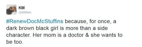 thepowerofblackwomen:Representation Matters! #RenewDocMcStuffins