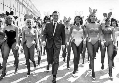 lostinhistorypics:Hugh Hefner dies at the age of 91 on September 27, 2017. He was an icon of the 20th century and will always be remembered. RIP