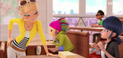 olive-the-olive:  aslan-altan:  out of context it looks like Chloe is hitting on Marinette   