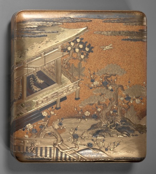 cma-japanese-art: Writing Box, late 18th century, Cleveland Museum of Art: Japanese ArtSize: Overall