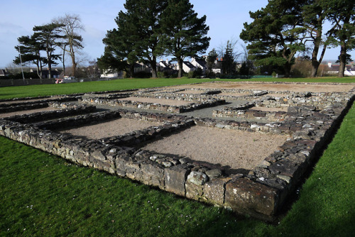 thesilicontribesman: Segontium Roman Fort and Settlement, Caernarfon, North Wales, 16.2.18. This sit