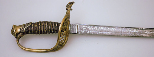Presentation sword of Captain William B. Allen, 46th Missouri Infantry, American Civil Warfrom Gary 