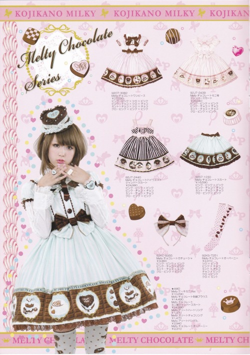 A Raine-y Tumblr — Angelic Pretty Melty Chocolate 2009 S/S Catalog
