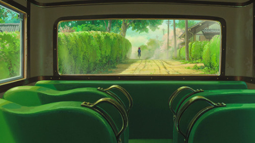 daily-ghibli:The Wind Rises (2013) dir. Hayao Miyazaki + green