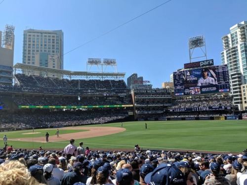 In Wil we trust #padres #openingday #petcopark #wilmyers #sandiego (at Petco Park)